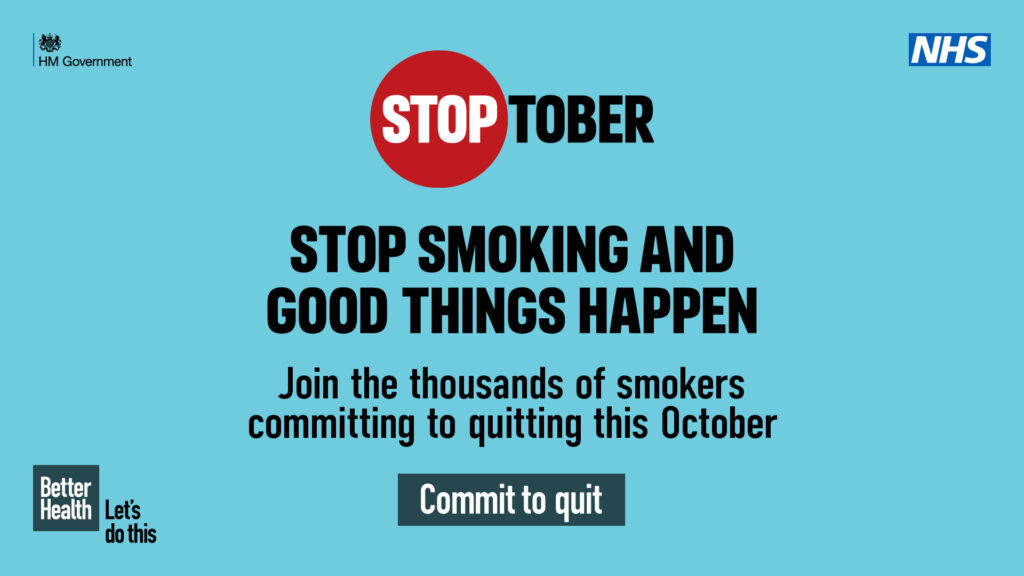 Stop smoking and good things happen. Join the thousands of smokers committing to quitting this October